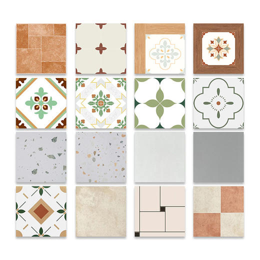 仿古砖mm地砖400厨房400瓷砖防滑花园餐厅卫生间花砖阳台x地面砖 商品图4