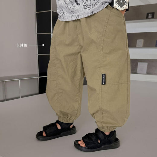 【工装款式，防蚊防晒，宝宝舒适度UP！】男童工装防蚊裤 空调裤子夏装夏款 婴儿童装宝宝小童夏季长裤-QQ 商品图2