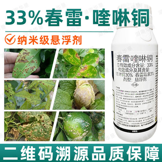 华垦33%春雷霉素喹啉铜黄瓜瓜果细菌性病害角斑病专用杀菌剂正品 商品图4