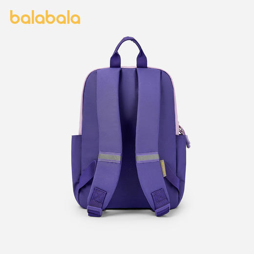 巴拉巴拉儿童包包男童女童休闲包舒适撞色双肩包时尚简约背包外出 商品图2
