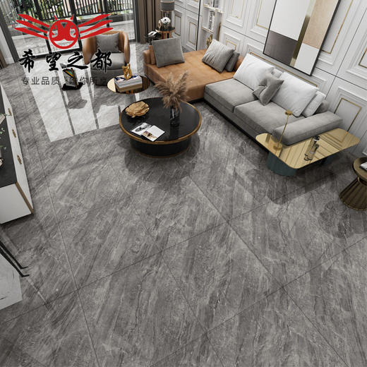 批发防滑连纹佛山釉800x800大理石灰色大理石瓷砖地砖瓷砖通体 商品图2