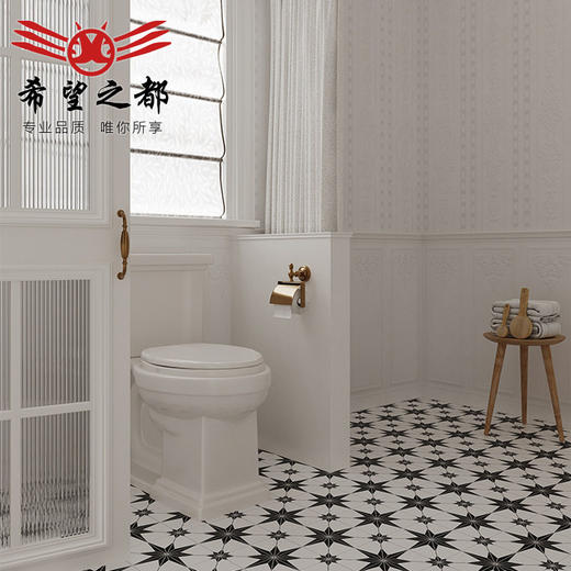 300x900mm法式艺术瓷砖卫生间浪漫厕所护墙板砖墙砖厨房浴室花砖 商品图0