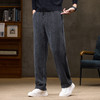 【灯芯绒】【DQ】大依优型大码松紧腰直筒休闲裤长裤男舒适休闲简约百搭加肥加大男装 商品缩略图0