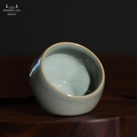 问鼎汝瓷收藏款天青方圆杯 商品图2