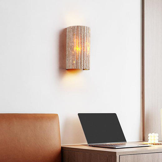 复古黄洞石阳台庭院防水灯户外墙壁灯门口壁灯楼梯过道氛围创意 商品图3