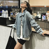 【顺丰包邮】14318 洛诗琳韩系绣花拉链休闲牛仔夹克外套女158191 商品缩略图1