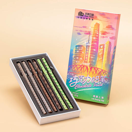 巧克巧蔻 铅笔巧克力（款式随机）42g 商品图1