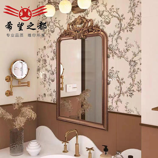 花砖墙面砖小复古风厨房奶油卫生间法式瓷砖厕所浴室地板砖300900 商品图2