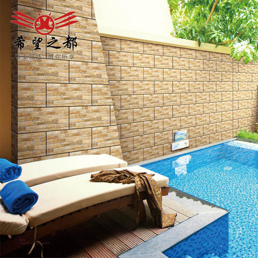 文化欧式外墙外墙背景墙600多层次瓷砖效果 300佛山 *石 商品图3