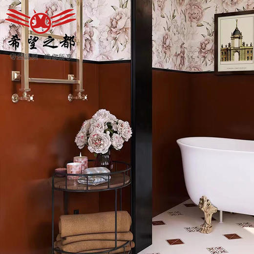 厨房法式花砖300x1200复古阳台布地板砖墙砖海基瓷砖卫浴国色天香 商品图2