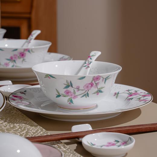 富玉 | 景德镇餐具新中式大胆撞色满庭芳菲餐具套装家用组合 商品图2