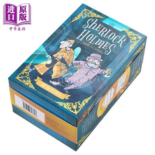 【中商原版】福尔摩斯16册套装 Sherlock Holmes 16 Book Collection Slipcase 英文原版 儿童侦探推理探险小说故事 经典文学 商品图1