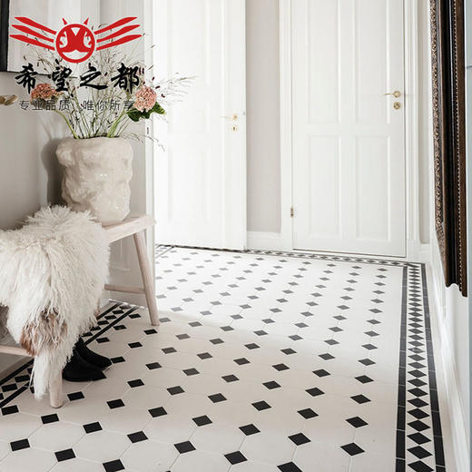 餐厅300x300法式全瓷马赛克风背景墙通体客格子高定装修砖卫生间 商品图2