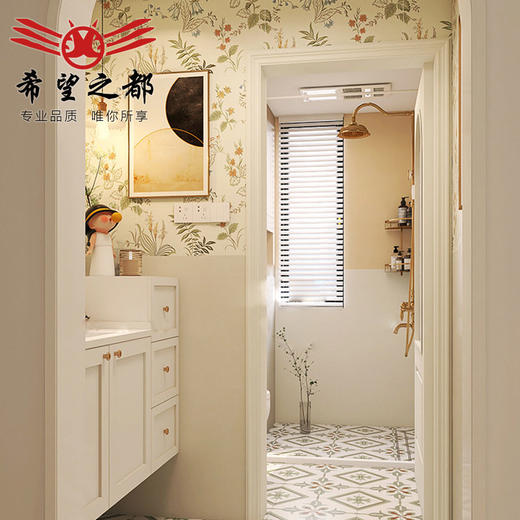 浴室卫生间小墙砖复古法式地砖厨房花砖瓷砖艺术300x800mm厕所 商品图0