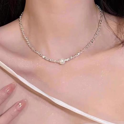 碎碎银贝珠项链 商品图1