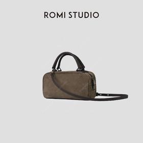 ROMI STUDIO“简约随性”羊反绒细腻绒感单肩手提小方包 444TS021