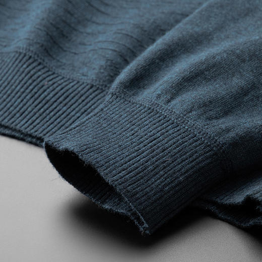 【加绒】【绵羊毛】【新款DDS】大依优型大码男装V领毛衫线衣针织衫休闲加肥加大男士胖子大码内搭上衣毛衣 商品图5