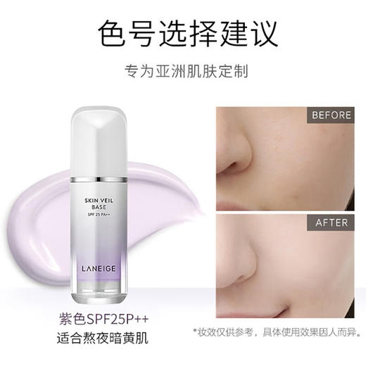 【保税仓】Laneige/兰芝丝柔防晒隔离霜30ml 紫色 效期27.3月 商品图2