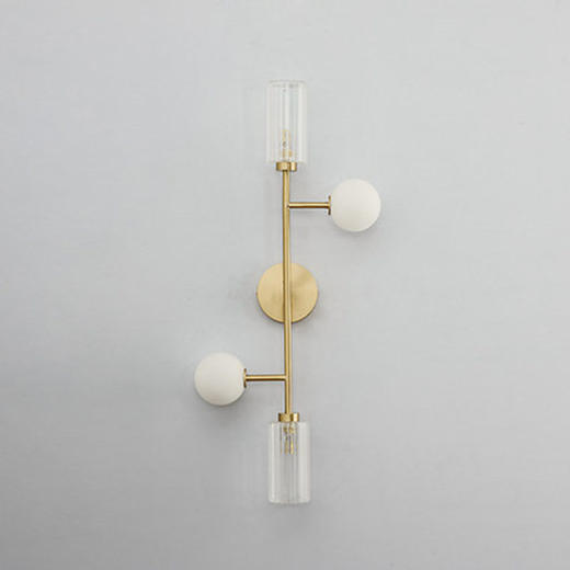卫生间铜壁后现代卧室书房轻奢全设计师餐厅北欧灯具客厅壁灯创意 商品图2