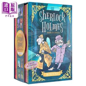 【中商原版】福尔摩斯16册套装 Sherlock Holmes 16 Book Collection Slipcase 英文原版 儿童侦探推理探险小说故事 经典文学