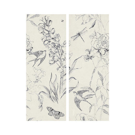 小法式花砖瓷砖卫生间300x300浴室墙砖地砖黑白复古厨房酷黑厕所 商品图4