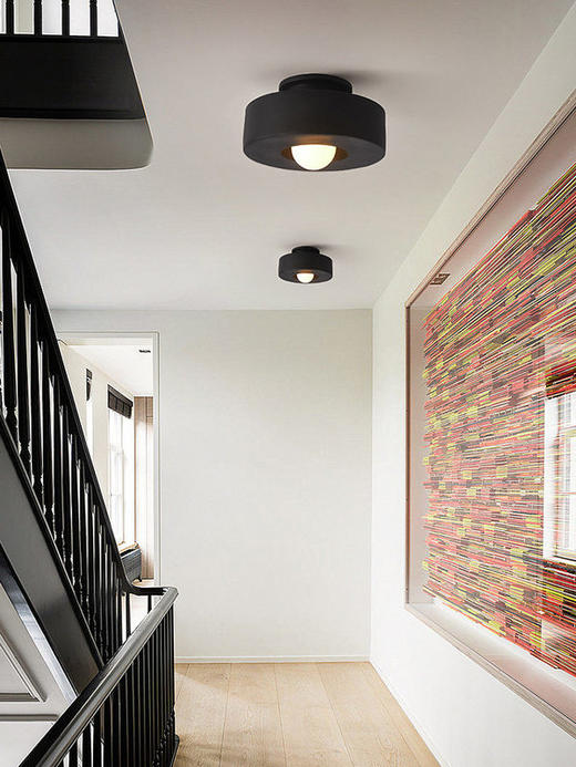 走廊侘寂风灯具设计师吸顶灯道北欧吸顶灯阳台风过衣帽间奶油中古 商品图1