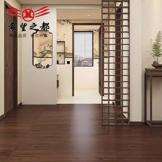 600x1200地板砖木纹客厅卧室仿柔光风实木天鹅绒瓷砖原木 商品图2