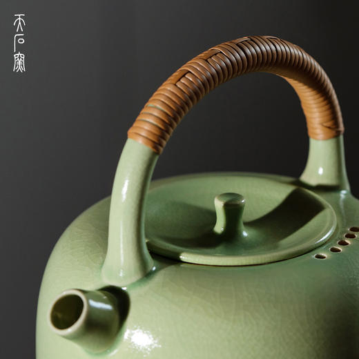 问鼎天石窑青汝大平安壶（缺货） 商品图2