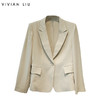 VIVIAN LIU薇薇安刘TB2443101初秋女装新款翻领一粒扣修身西装 商品缩略图0