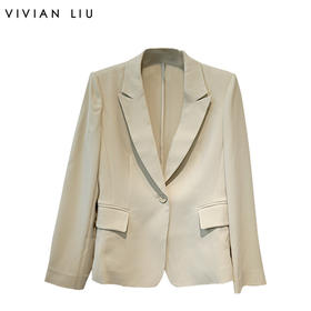 VIVIAN LIU薇薇安刘TB2443101初秋女装新款翻领一粒扣修身西装