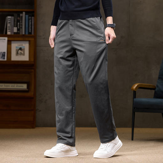 【新款DQ】大依优型大码直筒休闲长裤男舒适休闲简约百搭加肥加大男装潮款 商品图6