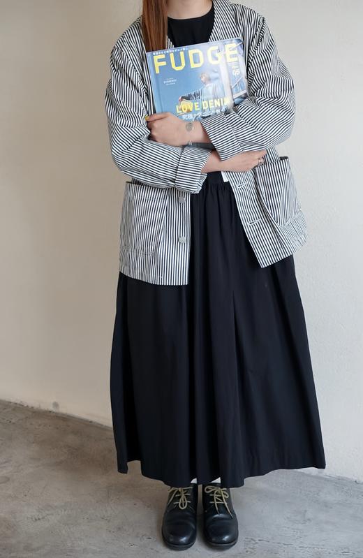 Harvesty竖条纹薄外套 商品图4