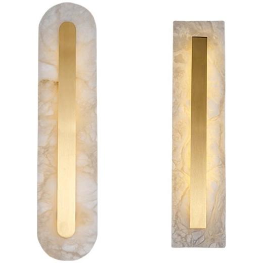 电视云床头灯楼梯后现代轻奢客厅玄关背景墙设计师卧室创意石壁灯 商品图3