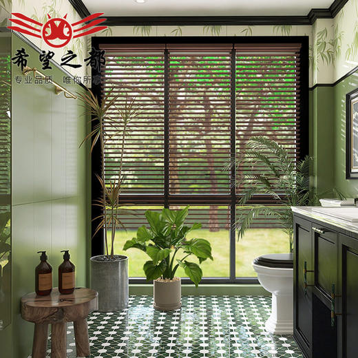 南洋卫生间墙砖厨房浴室法式花砖瓷橄榄绿地砖竹叶复古300x900风 商品图1