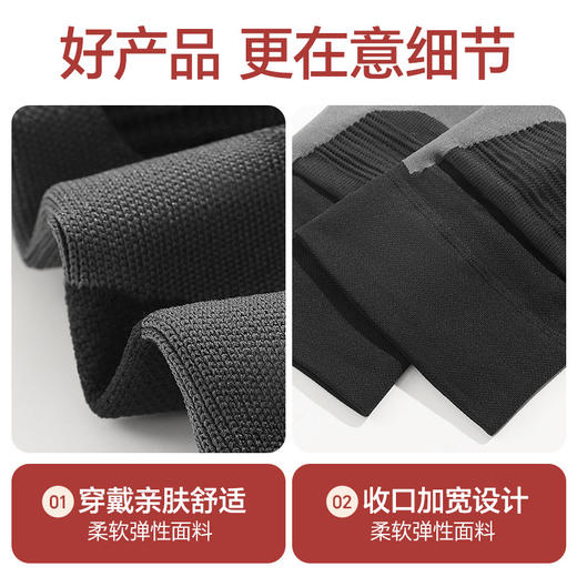 【恒温保暖 +5°C！ 石墨烯自发热护膝】优选高弹性氨纶面料，轻量化温暖不负重，持续发热远离老寒腿，秋冬空调房防寒防滑，中老年人自发热护膝L 商品图3
