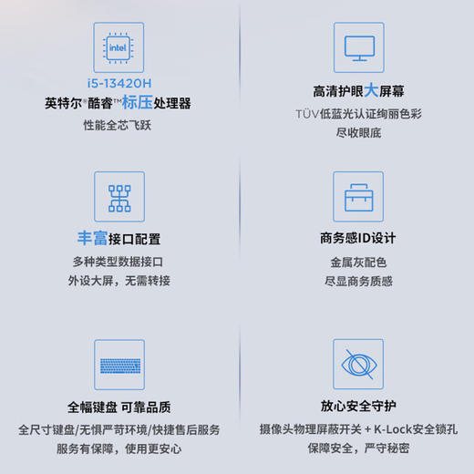 联想V15笔记本电脑 娱乐商务办公本轻薄便携本高性能 全新13代酷睿处理器IPS屏 15.6英寸（赠送背包）    诚澍 商品图3