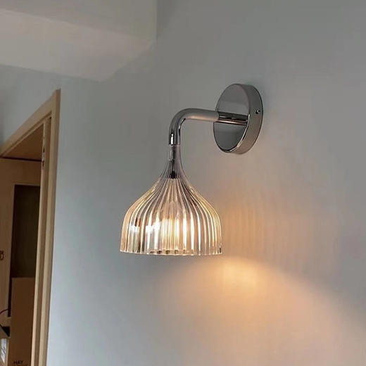 风奶油玻璃过道氛围壁灯中古北欧灯背景墙卧室书房床头阳台走廊 商品图2