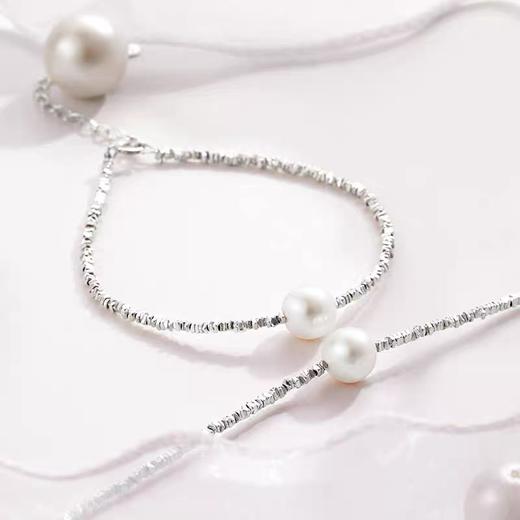 碎碎银贝珠项链 商品图3