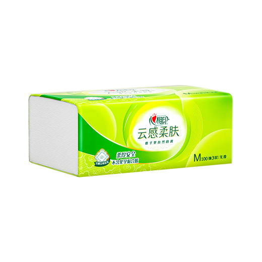 心相印云感三层塑装纸面巾M码3层100抽*24包 (箱装) 商品图1