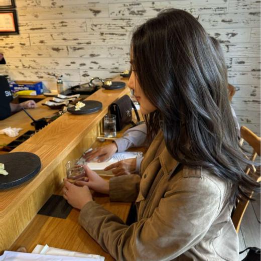 ROMI STUDIO“棕标甄选”肯尼亚进口头层羊反绒夹克式皮衣 431PS059 商品图1