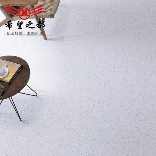 地砖瓷砖餐厅地砖商铺750x1500水磨石通体砖墙砖防滑商场餐厅灰色 商品图3