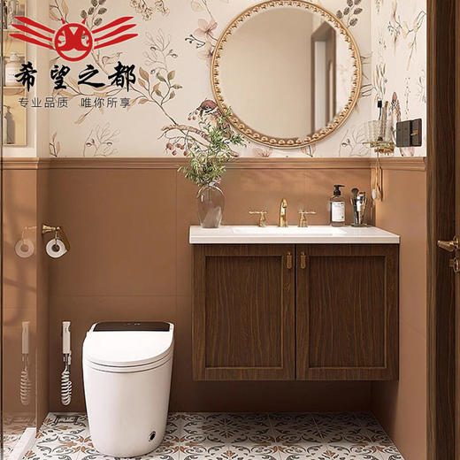 花砖水泥墙地砖法式美式厕所浴室砖微瓷砖卫生间糖色复古200200焦 商品图1