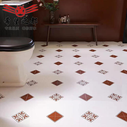 厨房法式花砖300x1200复古阳台布地板砖墙砖海基瓷砖卫浴国色天香 商品图3