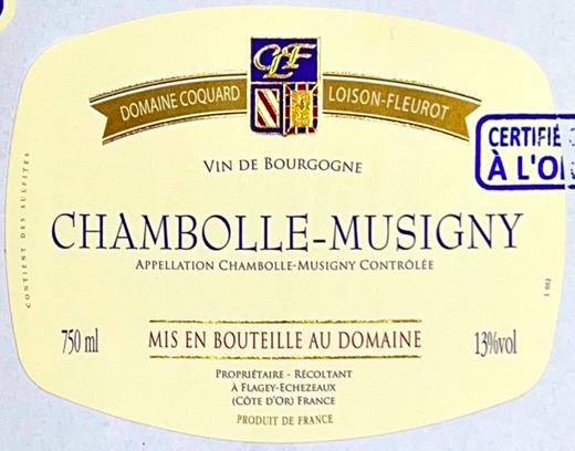 「跨境」2021常乐福酒庄香波慕丝尼红葡萄酒 Coquard Loison Fleurot Chambolle Musigny 商品图0