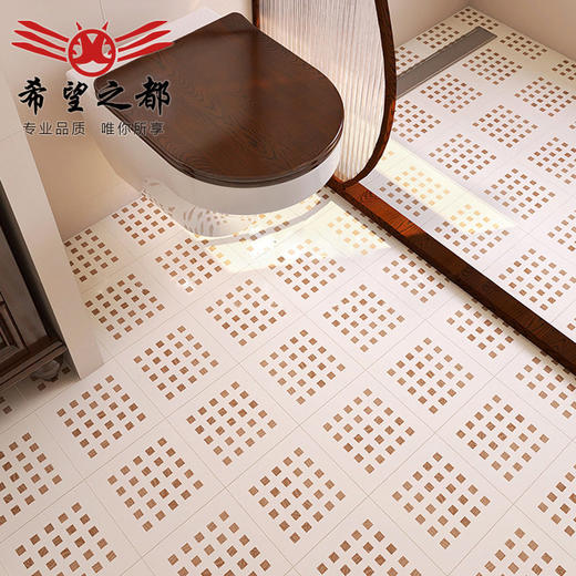 枝蔓奶油瓷砖花砖风地砖墙砖法式厕所浴室复古300x900阳台卫生间 商品图2