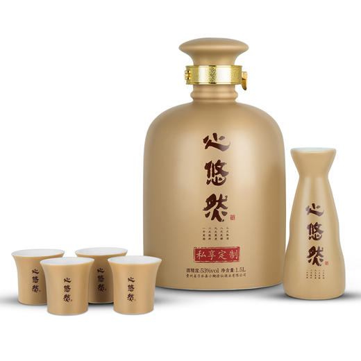 小糊涂仙（心悠然私享） 53度酱香型白酒 纯粮食原浆老酒窖藏 53度1500mL 商品图4