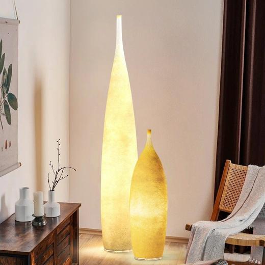 沙发几轻奢北欧立式感旁边灯氛围艺术客厅落地灯复古侘寂风设计边 商品图0