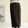 牧衣游原创进口澳毛毛呢半裙新款舒适保暖百搭纯羊毛半身裙 安桥 商品缩略图1