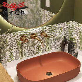 复古厨房瓷砖厕所摩洛哥墙砖卫生间浴室小300600法式地砖花砖植物