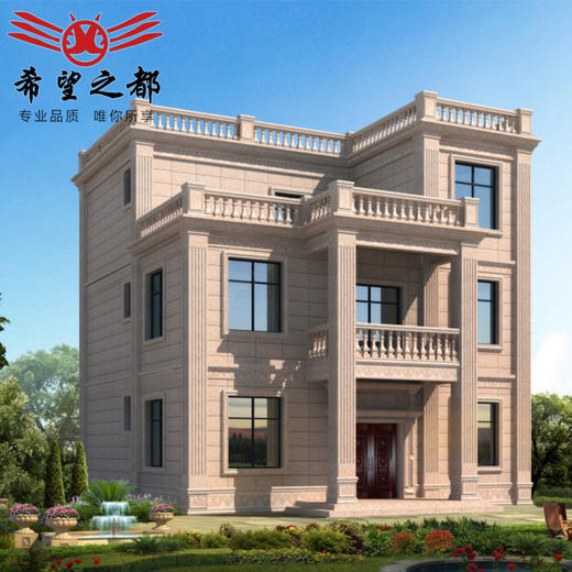 大理石别墅欧式窗套外墙砖砖无线花砖柱子拼瓷砖仿围墙配套罗马柱 商品图0